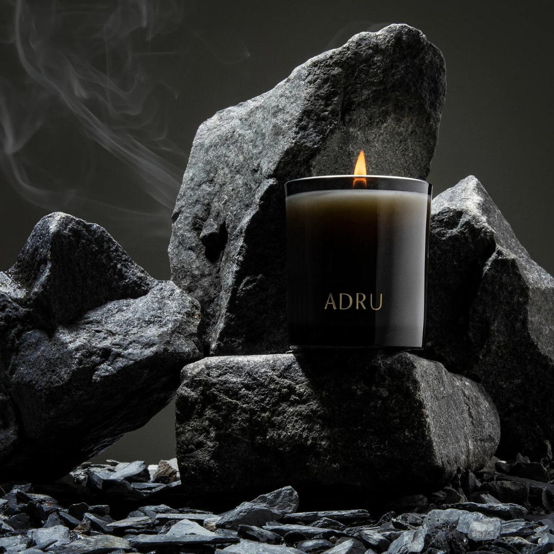 Adru Image Scottish Scented Sandalwood Candle | Adru | Essence of Harris