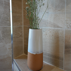 Two-Tone Ceramic Glazed Vase