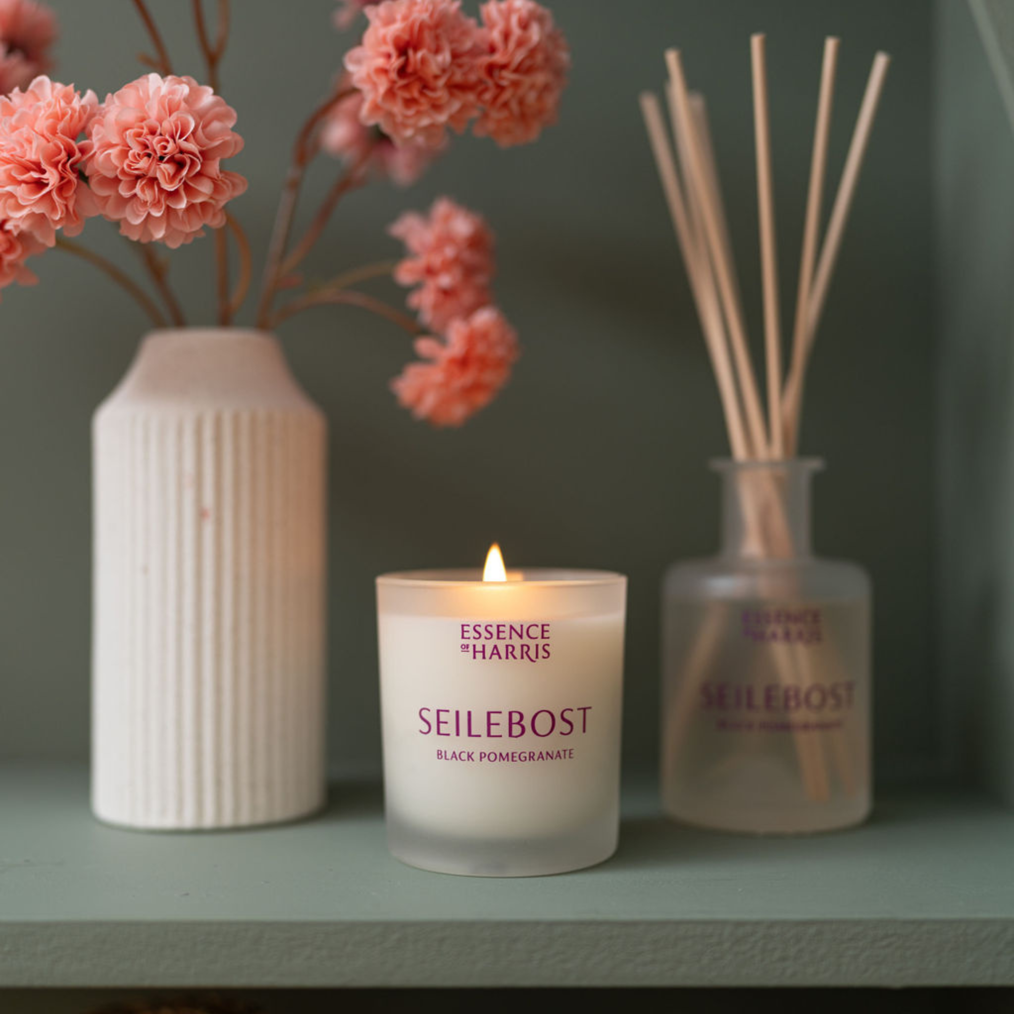 Candle & Reed Diffuser Bundle – Essence of Harris